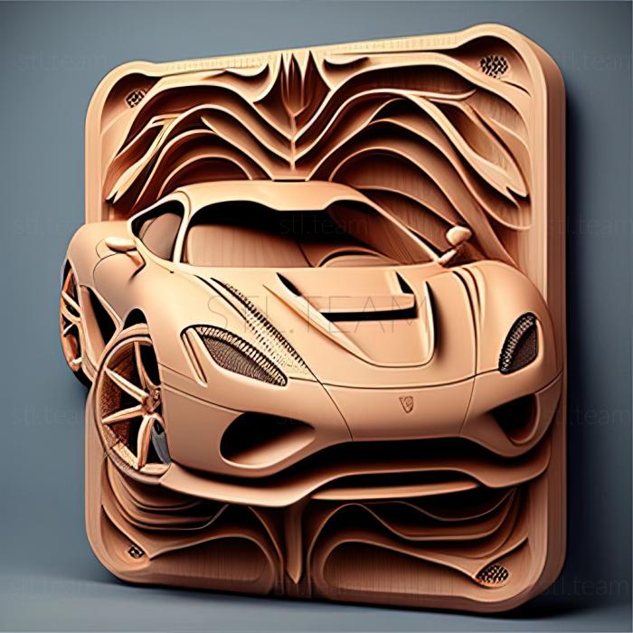 3D model Koenigsegg CCXR (STL)
